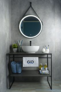 Раковина Gid N9003a 51103 накладная белая 43x43x17.5