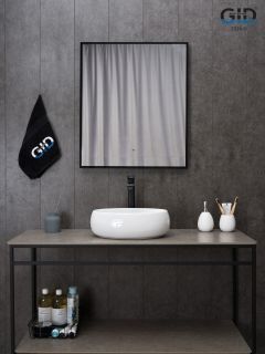 Раковина Gid N9030ds 51235 накладная белая 40x30x13.5