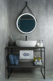 Раковина Gid N9163 51127 накладная белая 59x41x16