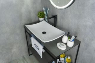 Раковина Gid N9177 51170 накладная белая 60x39x11.5