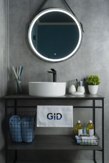 Раковина Gid N9425 51144 накладная белая 40x40x15