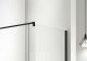 Душевая перегородка Aquatek Walk in с держателем AQ WIW 14020BL 140 см чёрный матовый