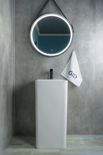 Раковина Gid Nb148 81117 накладная белая 42x41x86