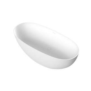 Ванна из искусственного камня Cezares Stream CZR-STREAM-170-78-56-SSB 170x78 см белый матовый