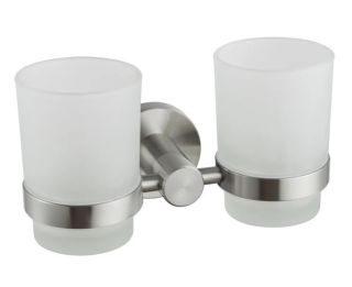 Стакан для ванной комнаты Haiba HB8308 двойной сталь