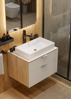 Раковина Sanita Luxe Novel Slim WB.CT/Novel/60-N.Slim/WHT.G/S1 40 см