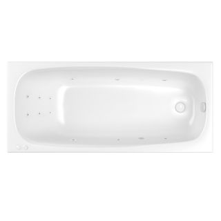 Гидромассажная ванна WHITECROSS Layla 0102.180080.100.LINE.WH 180x80 см Line белый