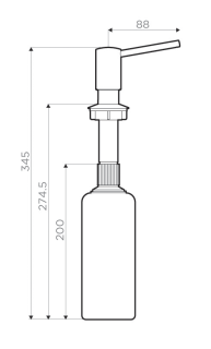 дозатор Omoikiri OM-02-GR
