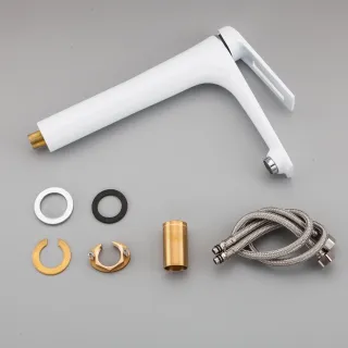 Смеситель для раковины Frap F1052-54 белый