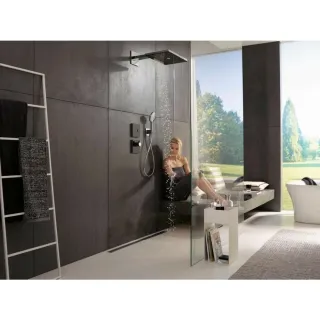 Переключатель потоков для ванны с душем Hansgrohe ShowerSelect 15736600 черный