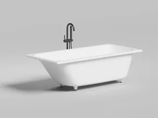 Ванна из искусственного камня Salini Orlanda Kit S-Sense 102116GRH 170x80см RAL снаружи