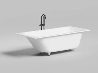 Ванна из искусственного камня Salini Orlanda Kit S-Sense 102112GRF 180x80см RAL полностью