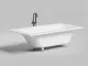 Ванна из искусственного камня Salini Orlanda Plus S-Stone 102024M 190x100см белый матовый