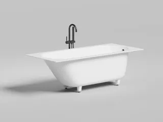 Ванна из искусственного камня Salini Ornella S-Sense 102311GRF 170x75см RAL полностью