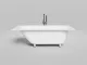 Ванна из искусственного камня Salini Ornella S-Sense 102314MRH 170x80см RAL снаружи