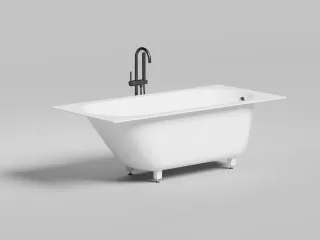 Ванна из искусственного камня Salini Ornella S-Sense 102314MRH 170x80см RAL снаружи