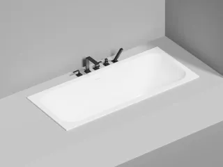 Ванна из искусственного камня Salini Orlanda Axis Kit S-Sense 103313GRH 170x75см RAL снаружи