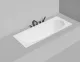 Ванна из искусственного камня Salini Ornella Axis Kit S-Sense 104713M 170x70см белый матовый