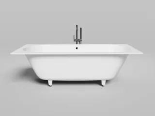 Ванна из искусственного камня Salini Ornella Axis S-Stone 103422MRH 190x90см RAL снаружи