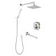 Душевой комплект Swedbe Platta 5563 с термостатом хром