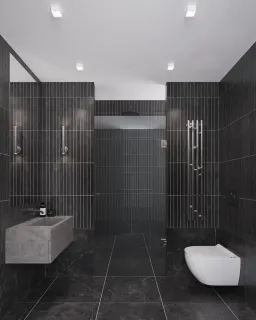 Душевая дверь на монопетле by Deonria D-198-80-6-T-HM 80см хром матовый/прозрачный