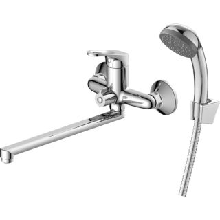 Смеситель для ванны Decoroom с ручным душем хром DR21043