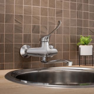 Настенный смеситель для кухни РМС SL42-005 хром