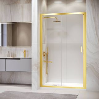 Душевая дверь RGW PA-14Gb 41081413-16 130см брашированное золото