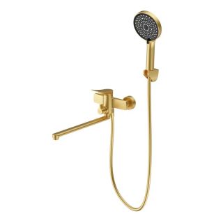 Смеситель для ванны Splenka S54.22.03 золотой сатин