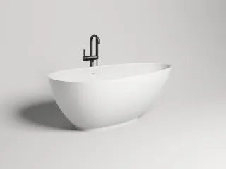 Ванна из искусственного камня Salini Paola S-Sense 101511GRH 160x77см RAL снаружи