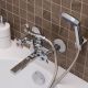 Смеситель для ванны с душем РМС SL115-142E хром