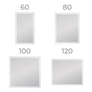 Зеркало с подсветкой Vigo Roberta Luxe 296 120 см