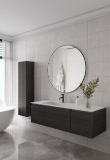 Тумба под раковину Armadi Art Quatro 790-M2-140--OA-A 140 см чёрный/антрацит