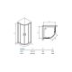 Душевой уголок Koller Pool Aqua Line R90RG 90x 90см