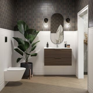 Тумба под раковину Kerama Marazzi Piano Forte PI.F.85\OLM 85 см дымчатый вяз