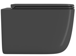 Подвесной унитаз Point Меркурий PN41831GM безободковый графит