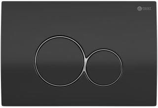 Сет Point PN48066BC: инсталляция Point Элемент PN45120 клавиша Point Виктория чёрный/хром PN44061BC унитаз Point Виктория PN41061