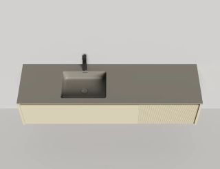 Подвесная тумба Salini Domino 27D118ON 180см эмаль Onda Plus