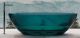 Прозрачная ванна ABBER Kristall AT9702Aquamarin из полиэфирной смолы 180x85см бирюзовый