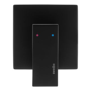 Встраиваемый смеситель Swedbe Platta 5522B подключение на один выхода чёрный