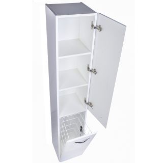 Колонна универсальная Style Line СС-00002271 "Каре 30" с корзиной, Люкс белая,PLUS