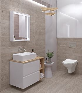 Тумба под раковину Cersanit MODUO SLIM SB-SZ-MOD-MO60Sl/Wh 60 см