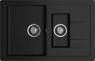 Мойка кухонная GranFest CLASSIC Q-775KL черный