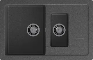 Мойка кухонная GranFest CLASSIC Q-775KL графит