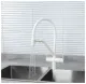 Смесители для кухни Gappo G4398-85 под фильтр с гибким изливом белый