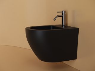 Биде подвесное Ceramica Nova Uno CN11002MB чёрный матовый