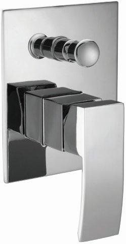 Встраиваемый однорычажный смеситель с переключателем, хром Cezares QUATTRO-C-VDI-01