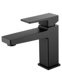 Смеситель для раковины Wonzon & Woghand Cube 2.0 WW-88018068-MB чёрный матовый