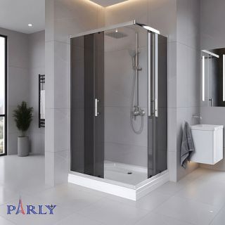 Душевой уголок с поддоном PARLY QZ81S N (100х80х185)