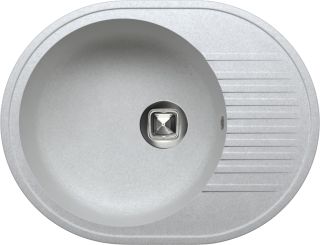 Мойка кухонная Tolero Classic R-122 серый металлик 825101